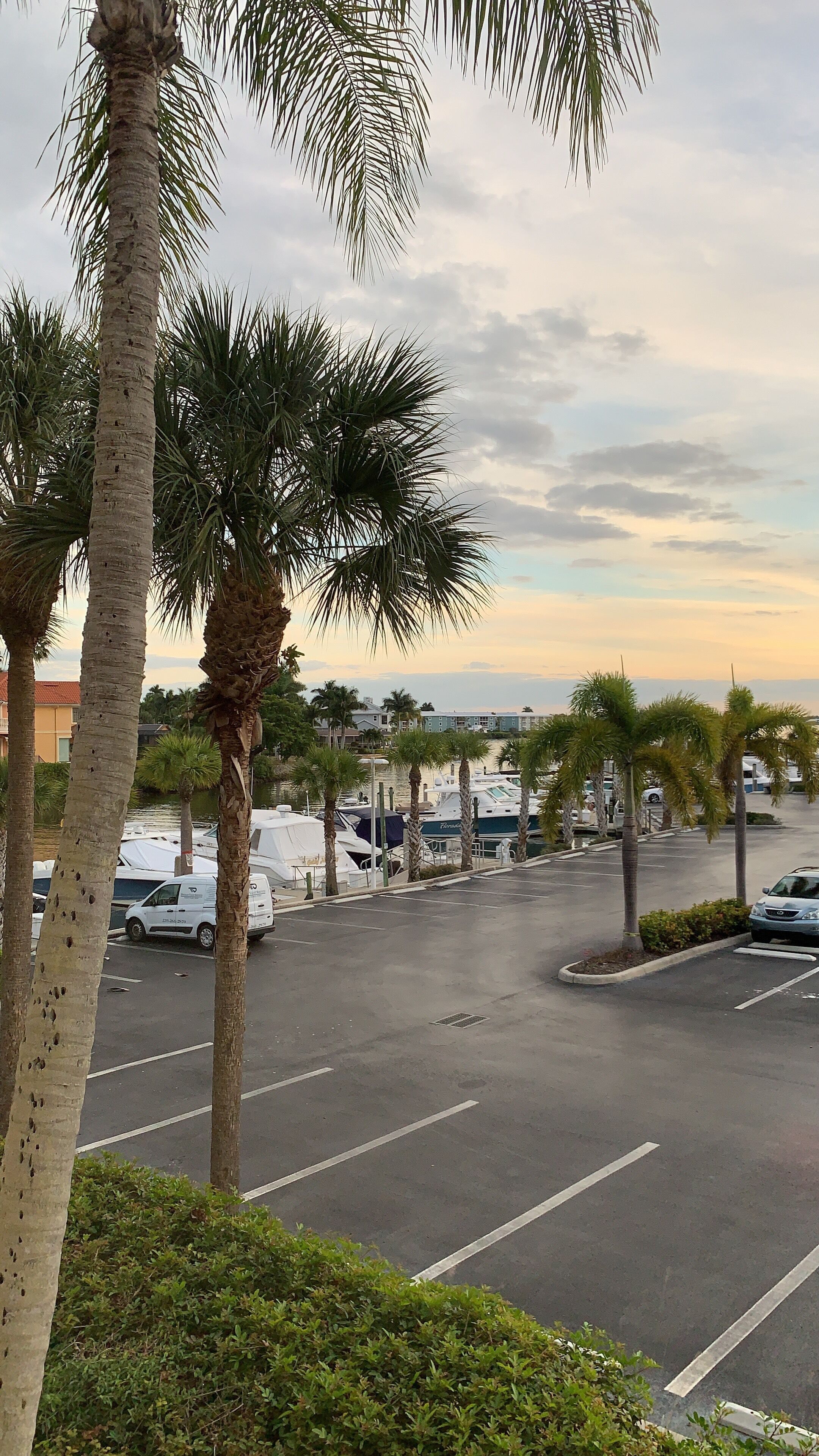 Waterfront condo located in marina with views of Naples Bay