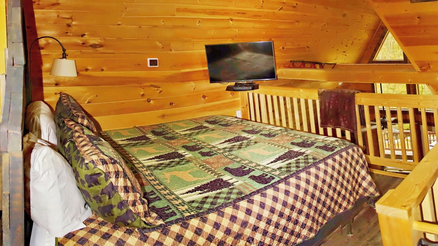 Lots of windows for stargazing from bed