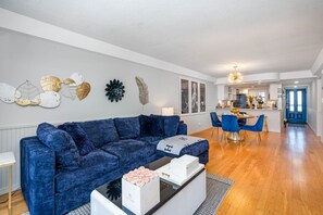 Smart TV, fireplace, printers