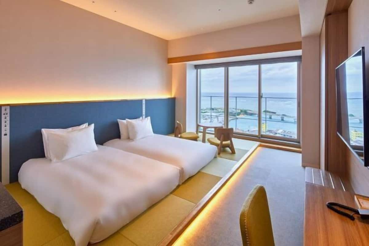 In-room safe, desk, laptop workspace, blackout curtains
