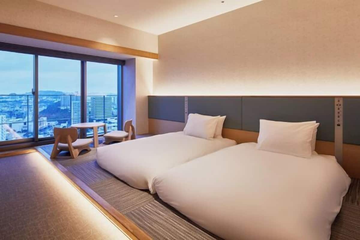In-room safe, desk, laptop workspace, blackout curtains