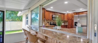 Jamaican Relaxation 3 bedrooms heated pool and unique game room 