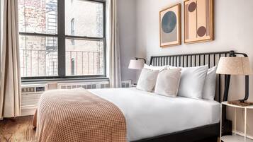 2 slaapkamers, een strijkplank/strijkijzer, wifi, beddengoed