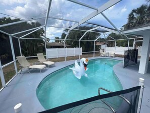 Alberca al aire libre 