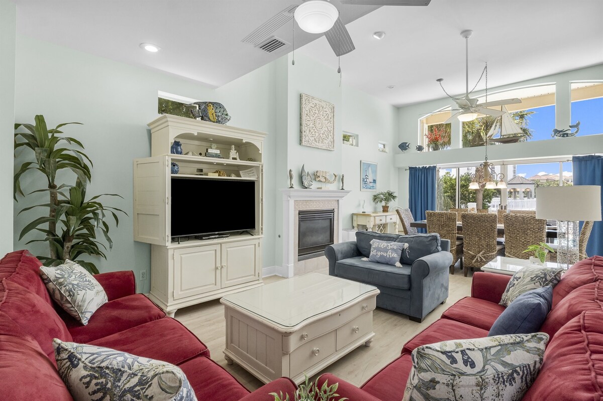 Photo 31 of Walk 4 min to PRIVATE BEACH in Destin! Backyard Pool🏖️ On The Lake🏖️ Fire Pit