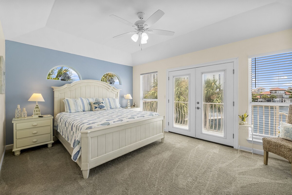 Photo 15 of Walk 4 min to PRIVATE BEACH in Destin! Backyard Pool🏖️ On The Lake🏖️ Fire Pit