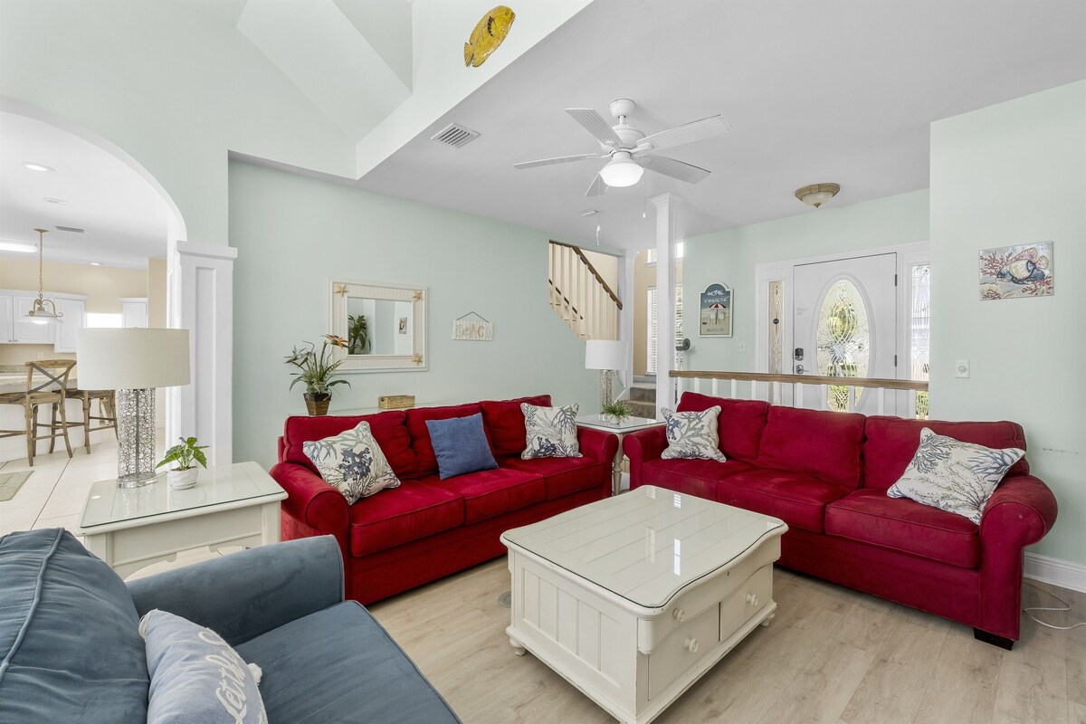 Photo 12 of Walk 4 min to PRIVATE BEACH in Destin! Backyard Pool🏖️ On The Lake🏖️ Fire Pit