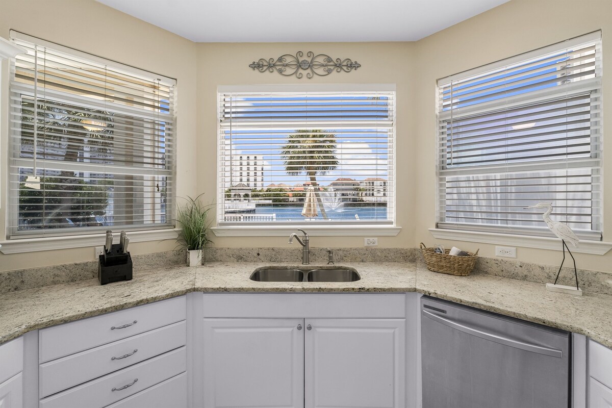 Photo 9 of Walk 4 min to PRIVATE BEACH in Destin! Backyard Pool🏖️ On The Lake🏖️ Fire Pit