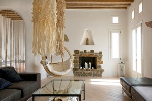 Deluxe Villa | Living area | Smart TV