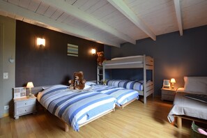 3 chambres, fer et planche à repasser, Wi-Fi