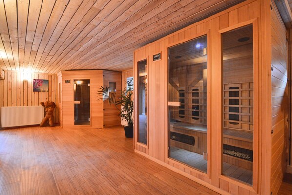 Sauna - Authentic farmhouse in Lierneux with heated pool (Lierneux)