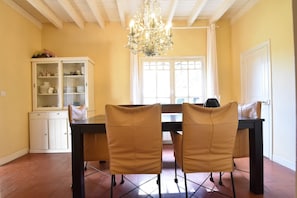 Dining - Mansion in Charrin by Loire with Pool (Charrin)