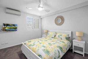 2 間睡房、熨斗/熨衫板、免費 Wi-Fi、床單