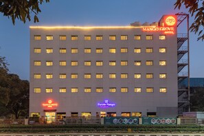 Majoituspaikan julkisivu