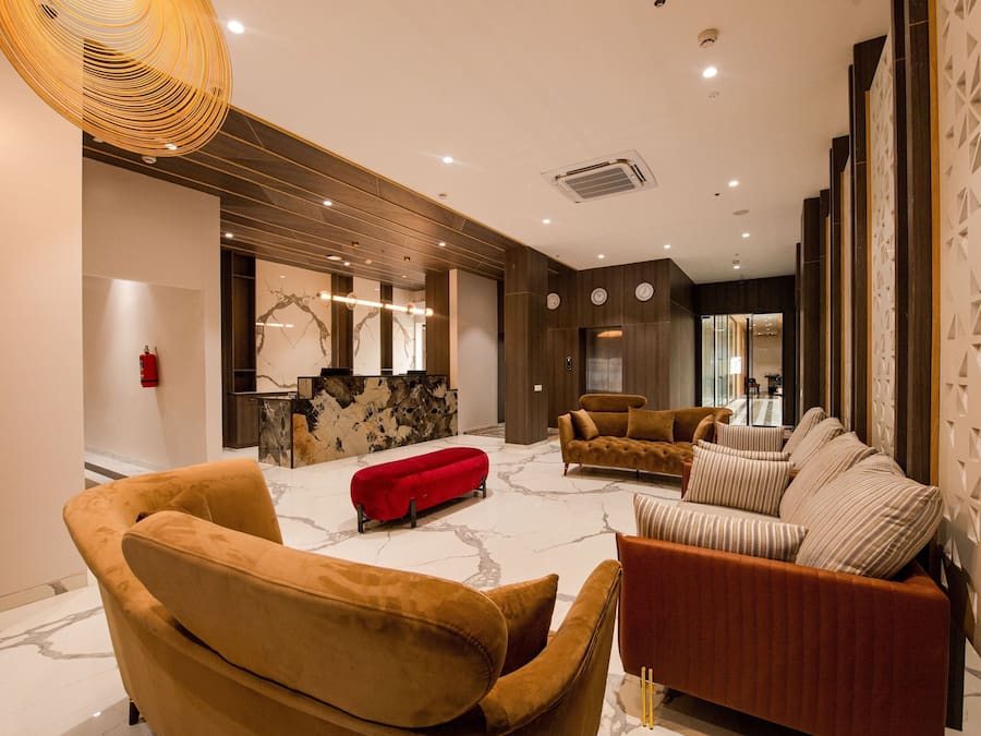Lobby sitting area