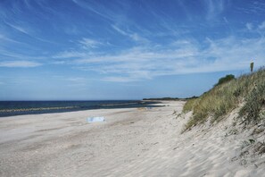 Beach nearby - Duplex apartments 300 m from the sea. Living room, 2 bedrooms, own terrace. (Darlówko)