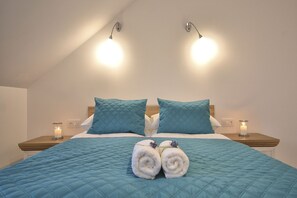 2 bedrooms, free WiFi - Duplex apartments 300 m from the sea. Living room, 2 bedrooms, own terrace. (Darlówko)