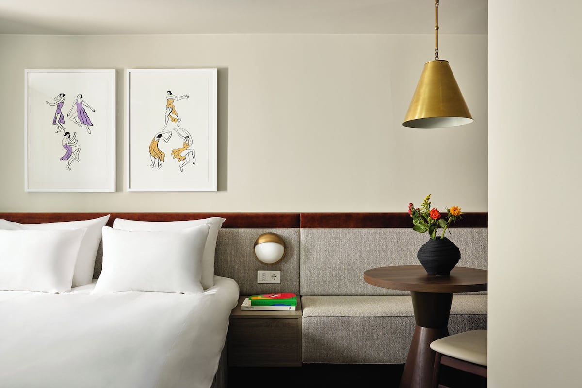 Chambre, vue ville | 1 chambre, draps en coton égyptien, literie de qualité supérieure