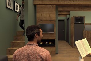 Lobby - Baita Miralago - Salient" with Mountain View, Shared Garden and Wi-Fi (Livigno)