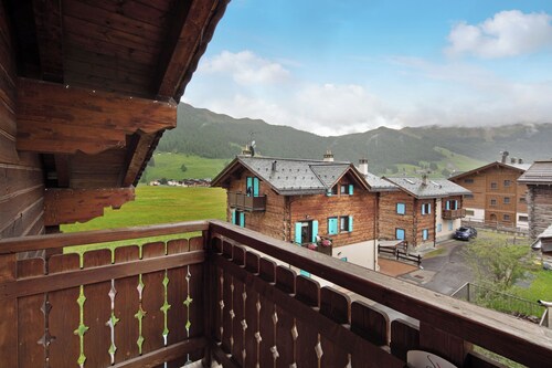 Ferienwohnung 'Chalet Kiara Appartamento Molin' mit Bergblick, Balkon und WLAN