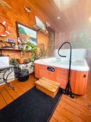 Bubbelpool inomhus
