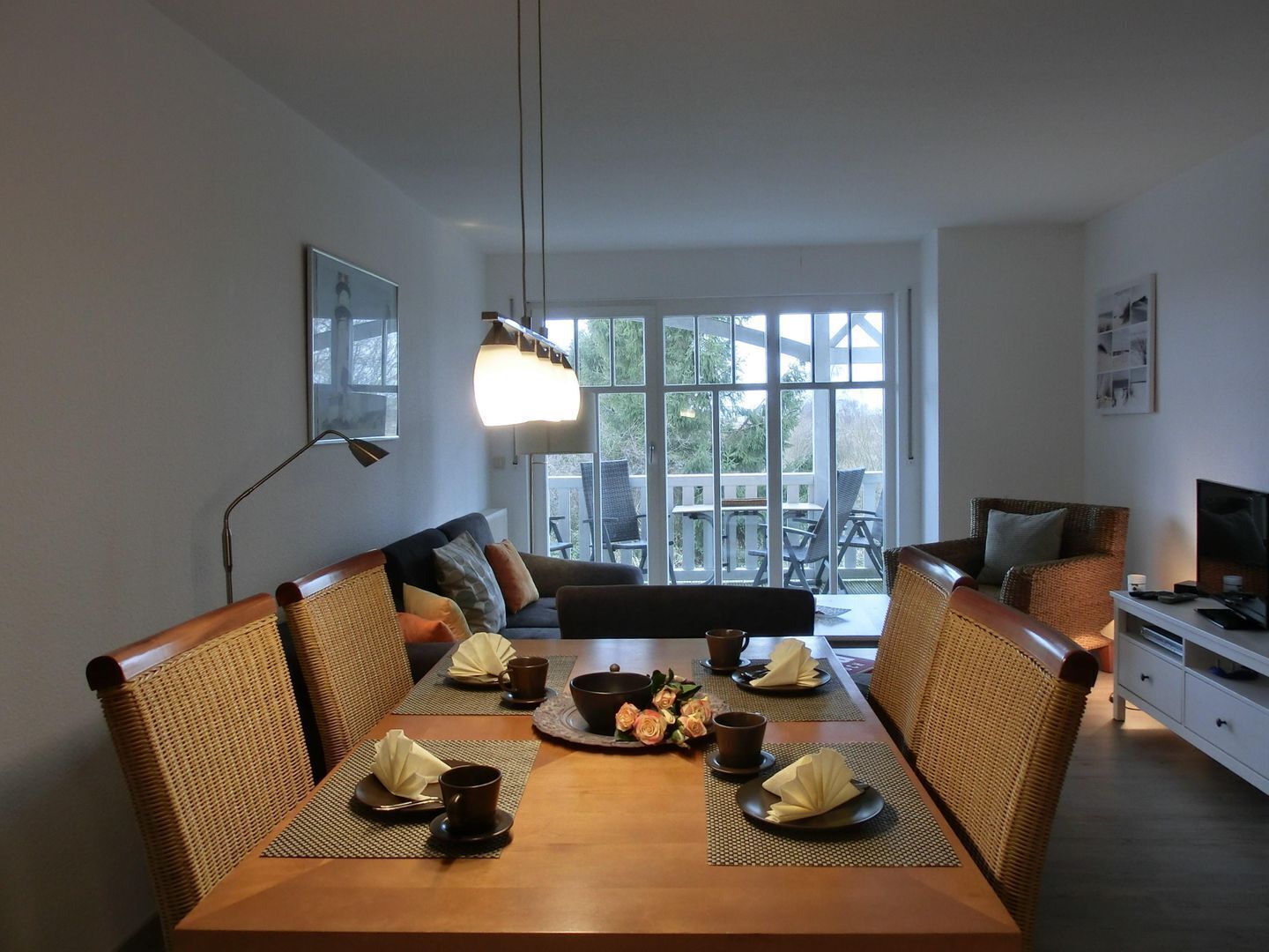 Fernseher, Stereoanlage