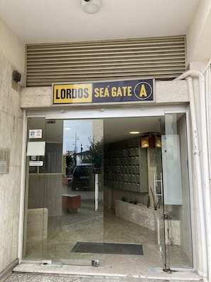 Interior entrance