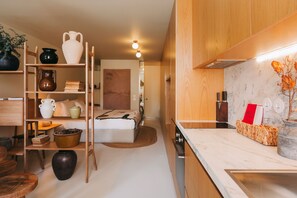 Standard Studio | Blackout drapes, soundproofing, free WiFi, bed sheets - Village Aparthotel by BOA (Porto)