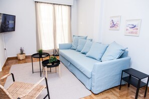 Appartement Confort | Cuisine privée | Réfrigérateur, un four