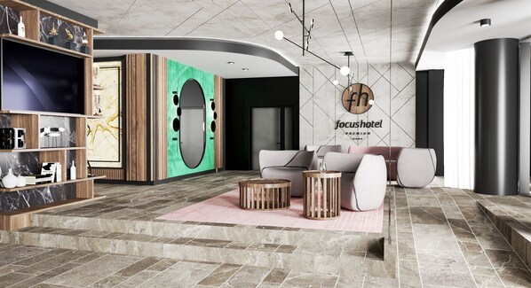 Sitzecke in der Lobby