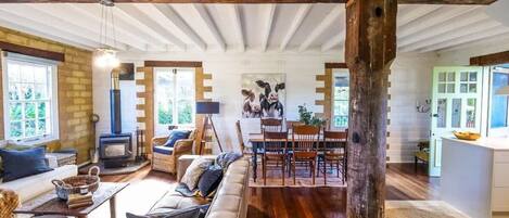 TV, fireplace, video games, books