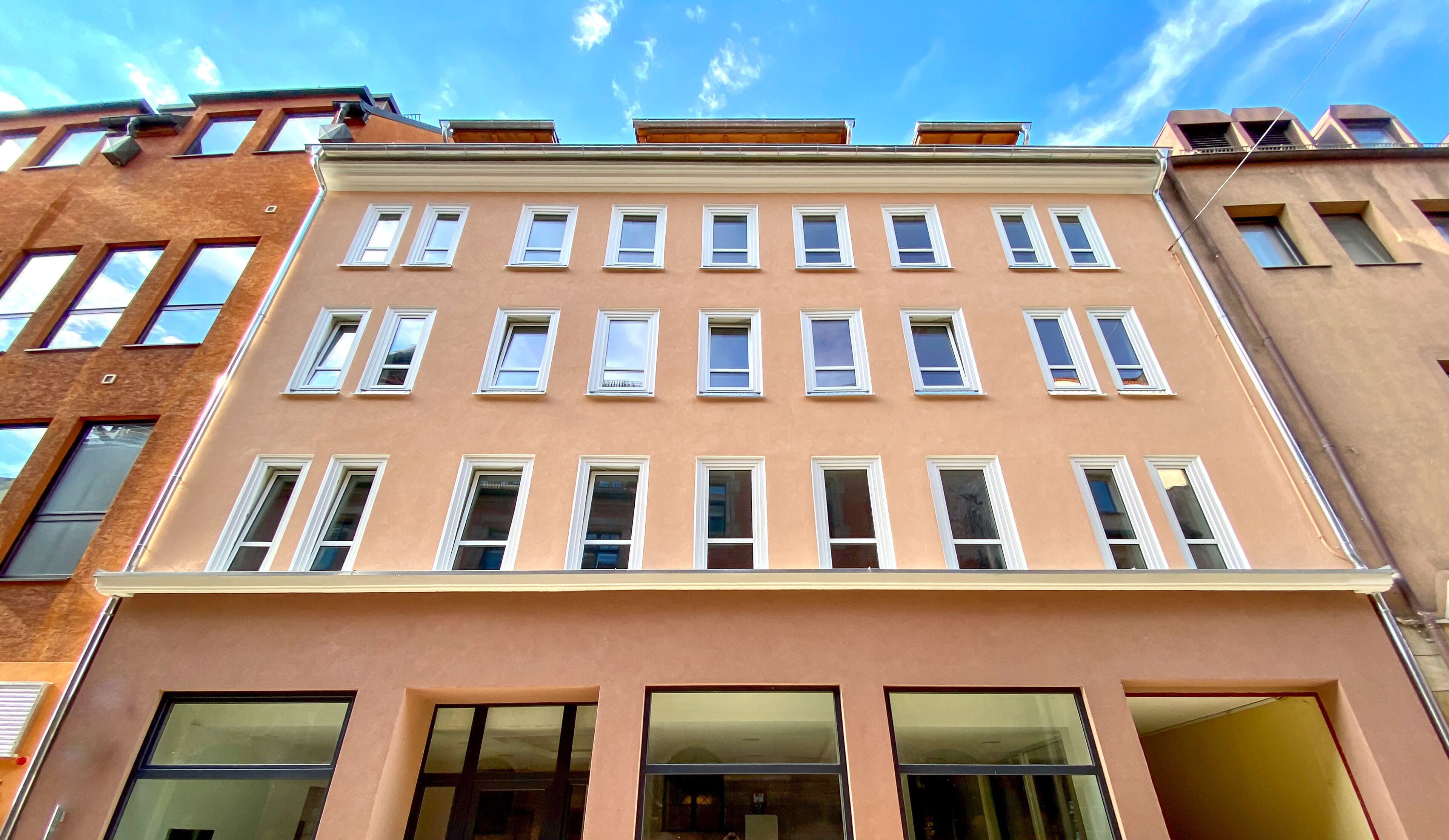 Facciata della struttura