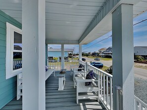 Terrace/patio - Unforgettable Memories | Sounds Views, Near Beach! (Topsail Beach)