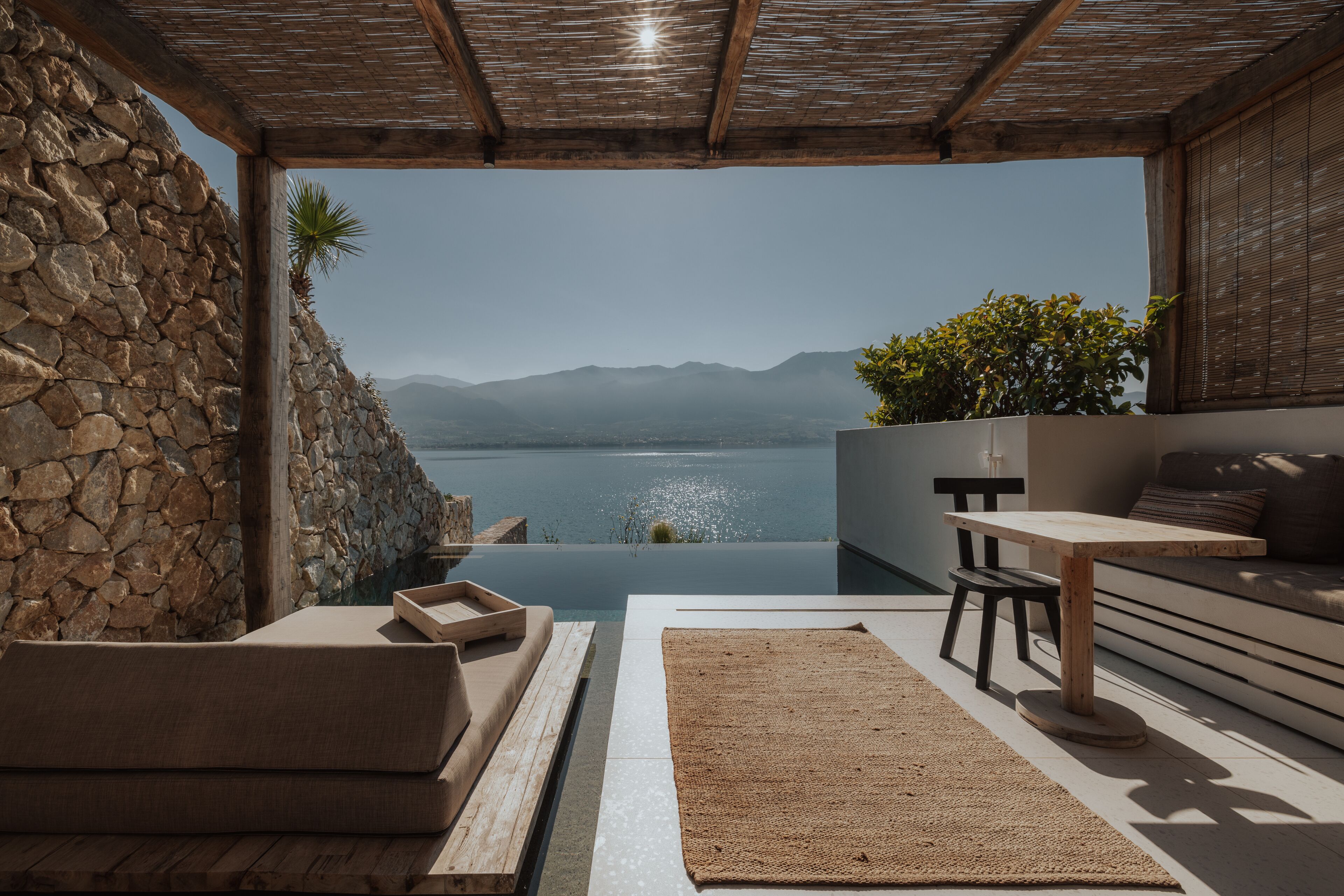 Special Offer - Seafront Suite | Living area | 50-inch Smart TV with digital channels, TV