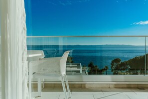 Studio with Sea View | Balcony view - Romana Beach Resort (Makarska)