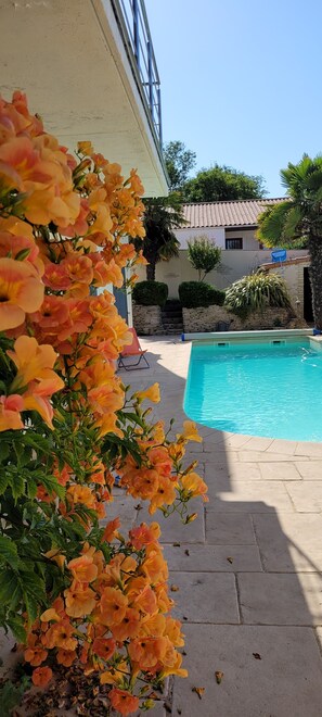 Outdoor pool - VILLA 3 STARS 10 PEOPLE SWIMMING POOL SHOPS 1.2 km BEACHES (Saint-Georges-de-Didonne)