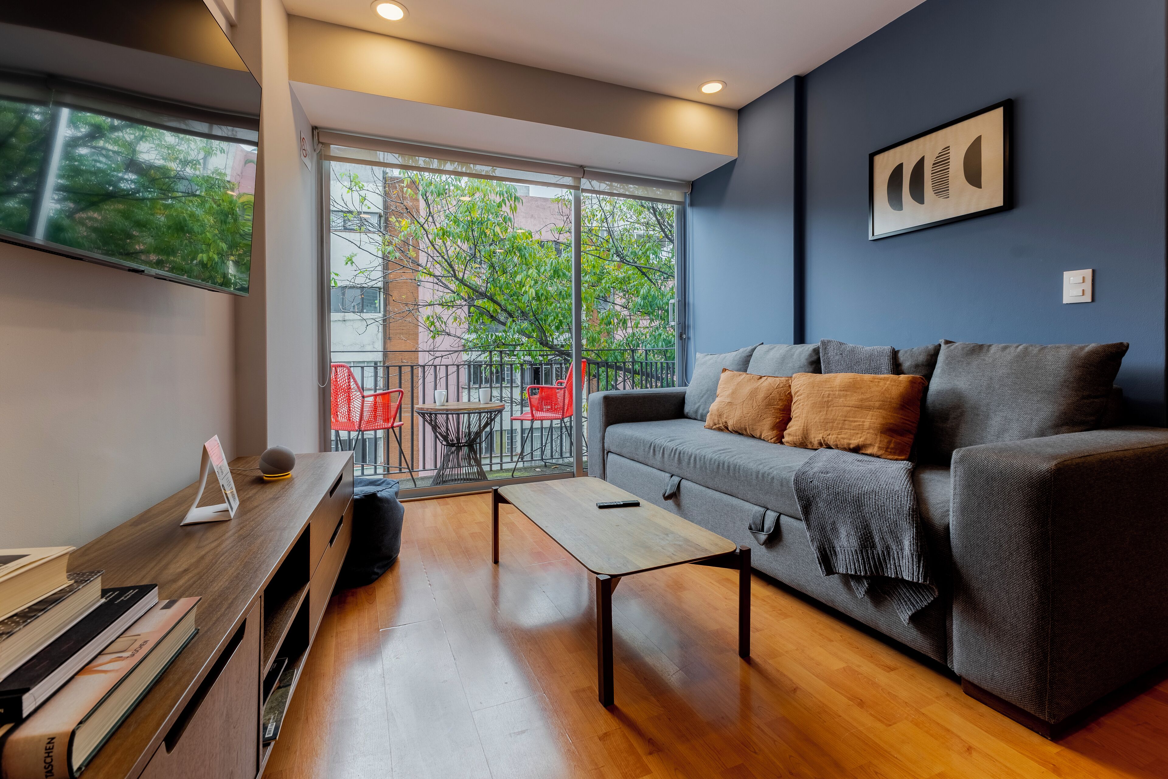 TV, video games, books, stereo