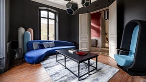 Sitteområde i lobbyen