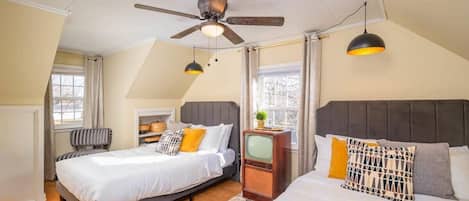 3 chambres, fer et planche à repasser, Wi-Fi, draps fournis