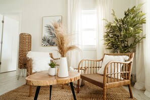 Interior - Cozy back cottage walking distance to beach. (Belmar)