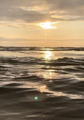 On the beach