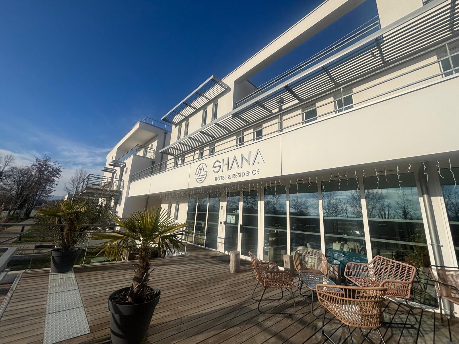 Façade de l’hébergement