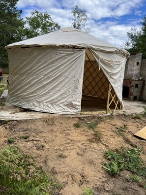 Property grounds - 16 foot Yurt (Big Rapids)