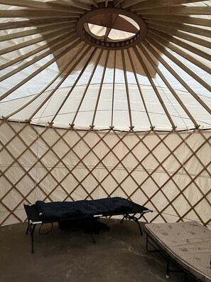 Interior - 16 foot Yurt (Big Rapids)