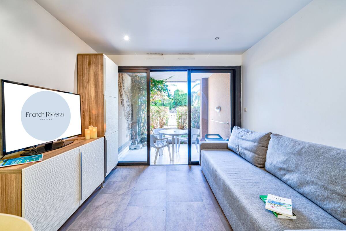 Departamento, baño en la habitación, vista a la alberca (avec Jardin 064) | Lounge