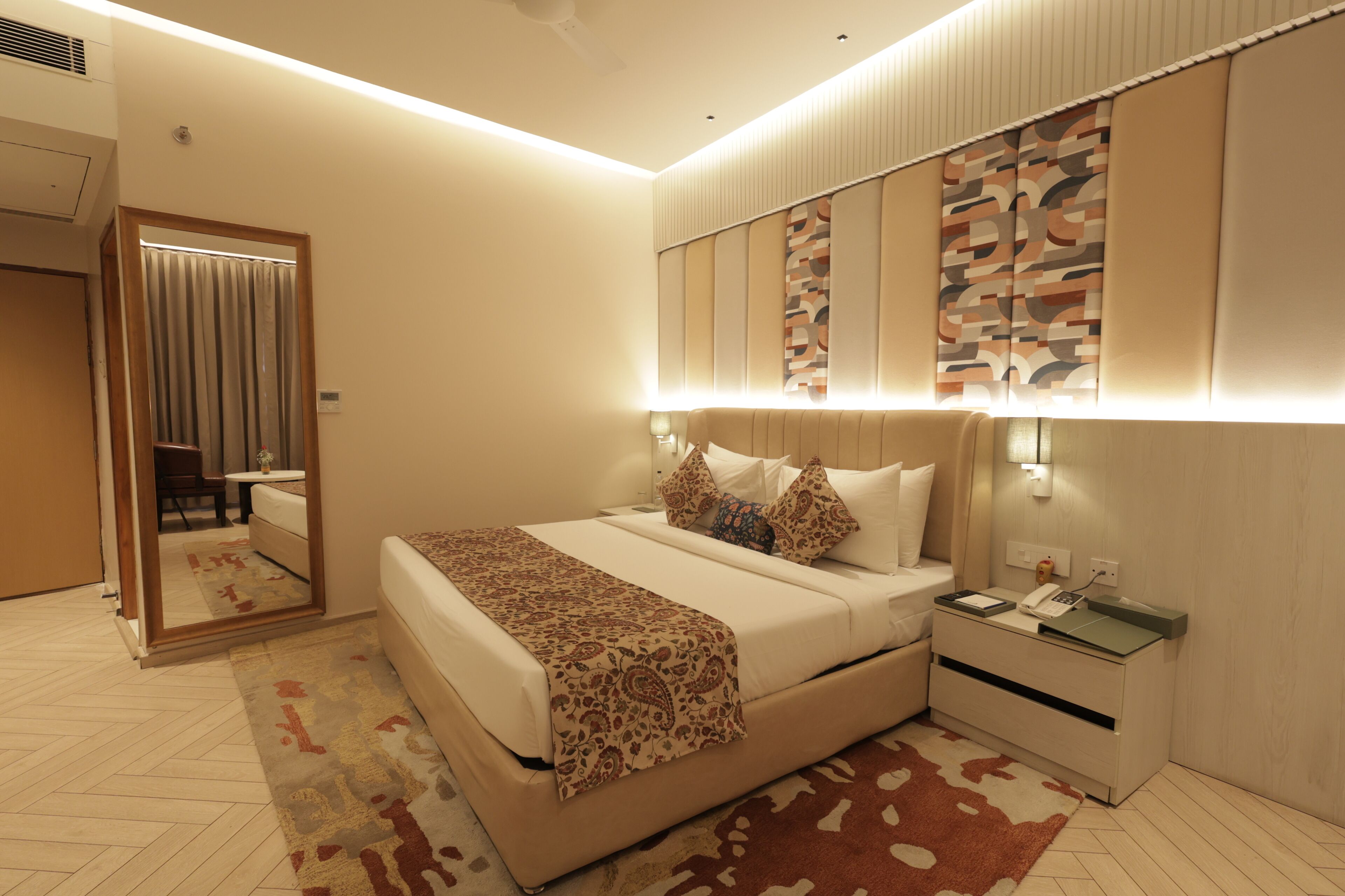 Draps en coton égyptien, literie de qualité supérieure