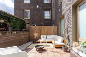 Terrace/patio - Stylish, pet friendly apartment in  London Fields (London)