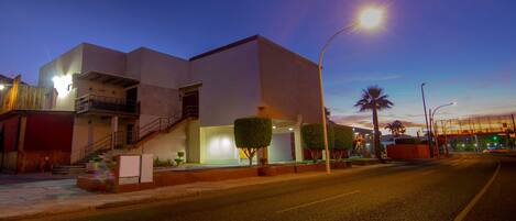 Majoituspaikan julkisivu