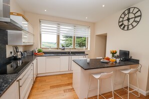 Cottage | Private kitchen | Fridge, dishwasher, electric kettle, toaster - Aislaby Hall (Whitby)