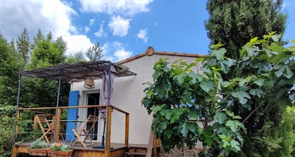 Joli Cabanon vue sur Serre de Barre
